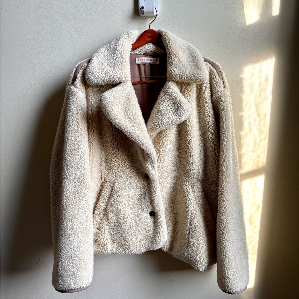 Free People Sherpa jacket medium